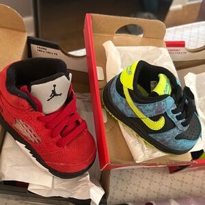 Nike and Jordan Kids Shoes - Red and Blue